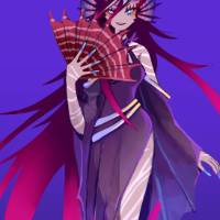 Depiction of a fish/human-like character